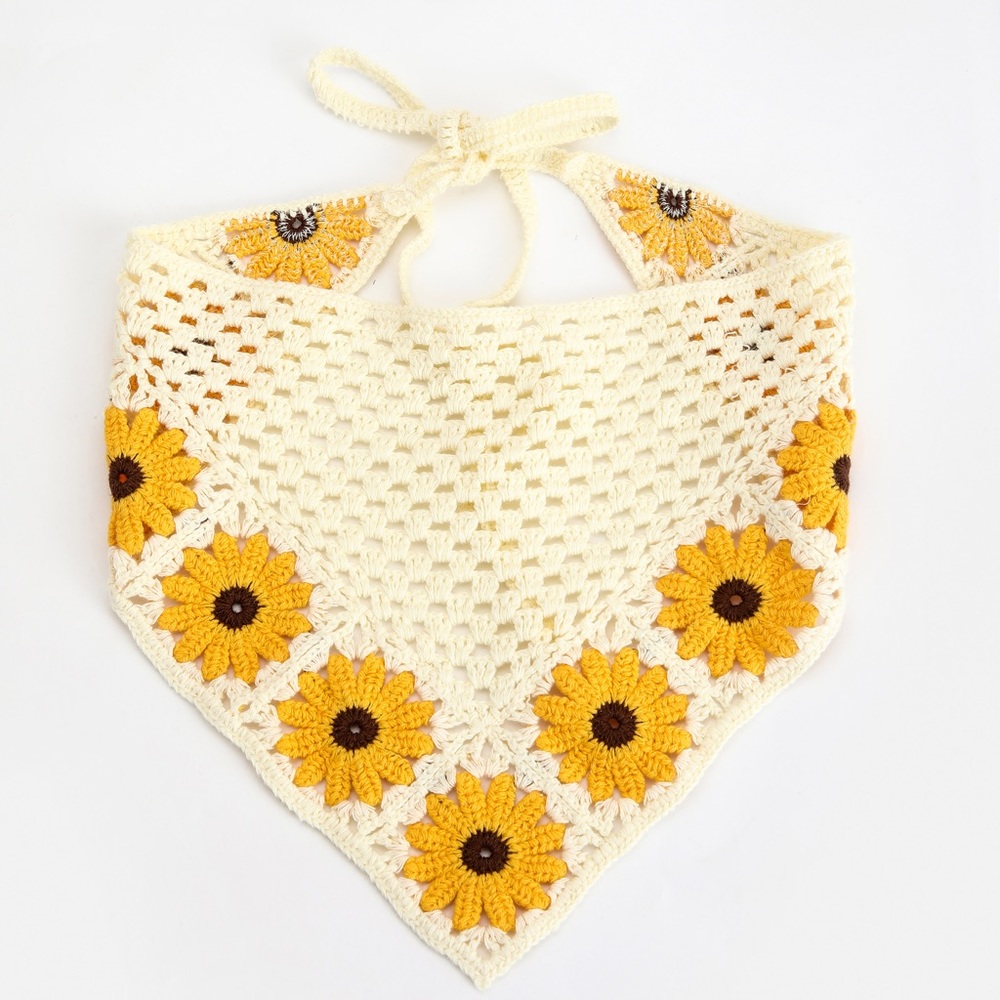 Floral Crochet Hair Band